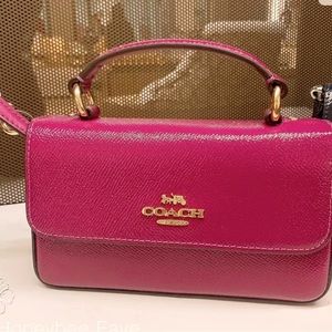 NWOT Coach CE630 Patent Leather mini Josie